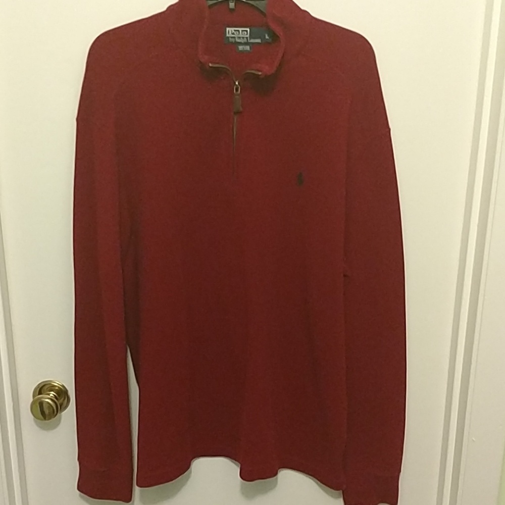 Half zip Polo pullover